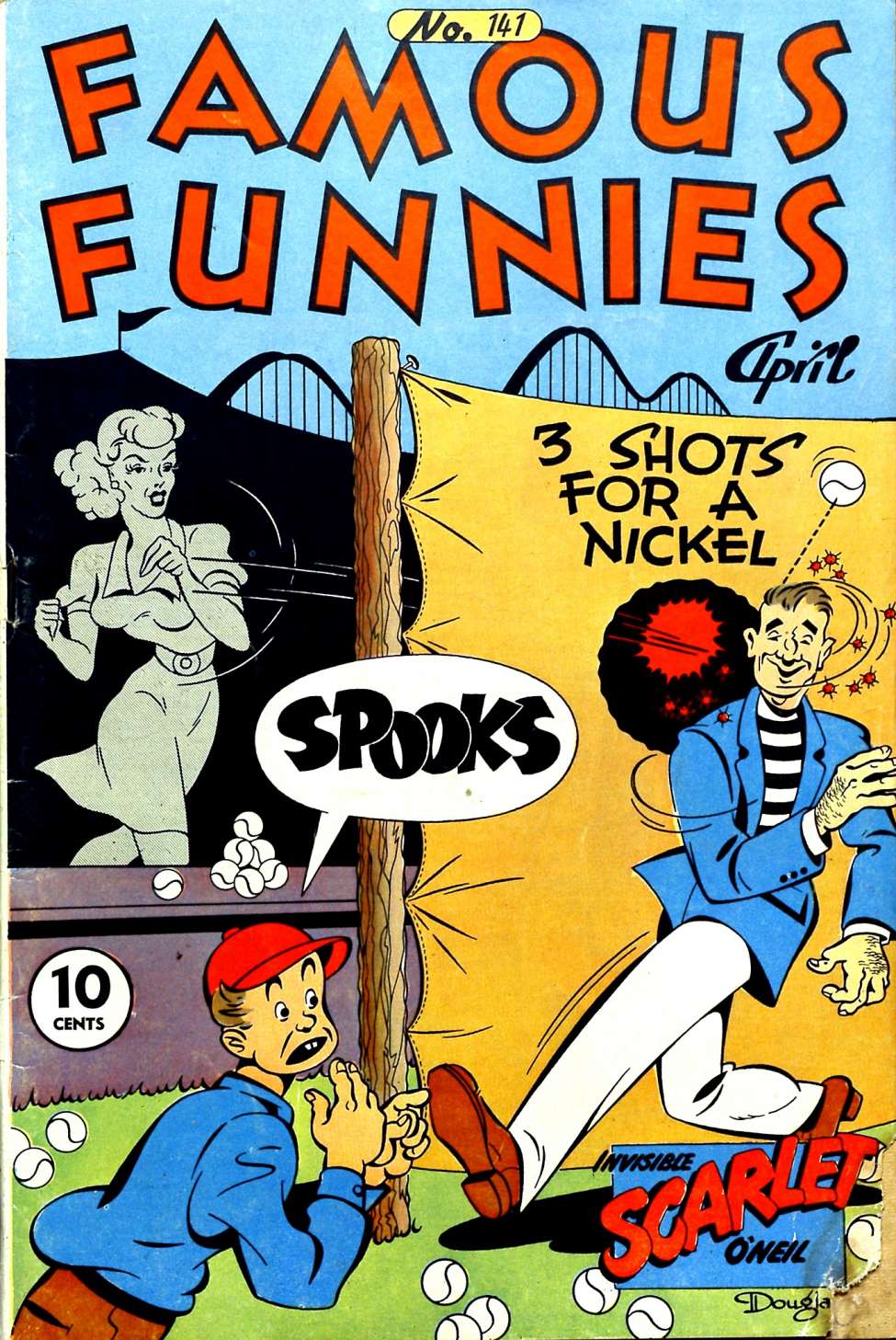 Book Cover For Famous Funnies 141