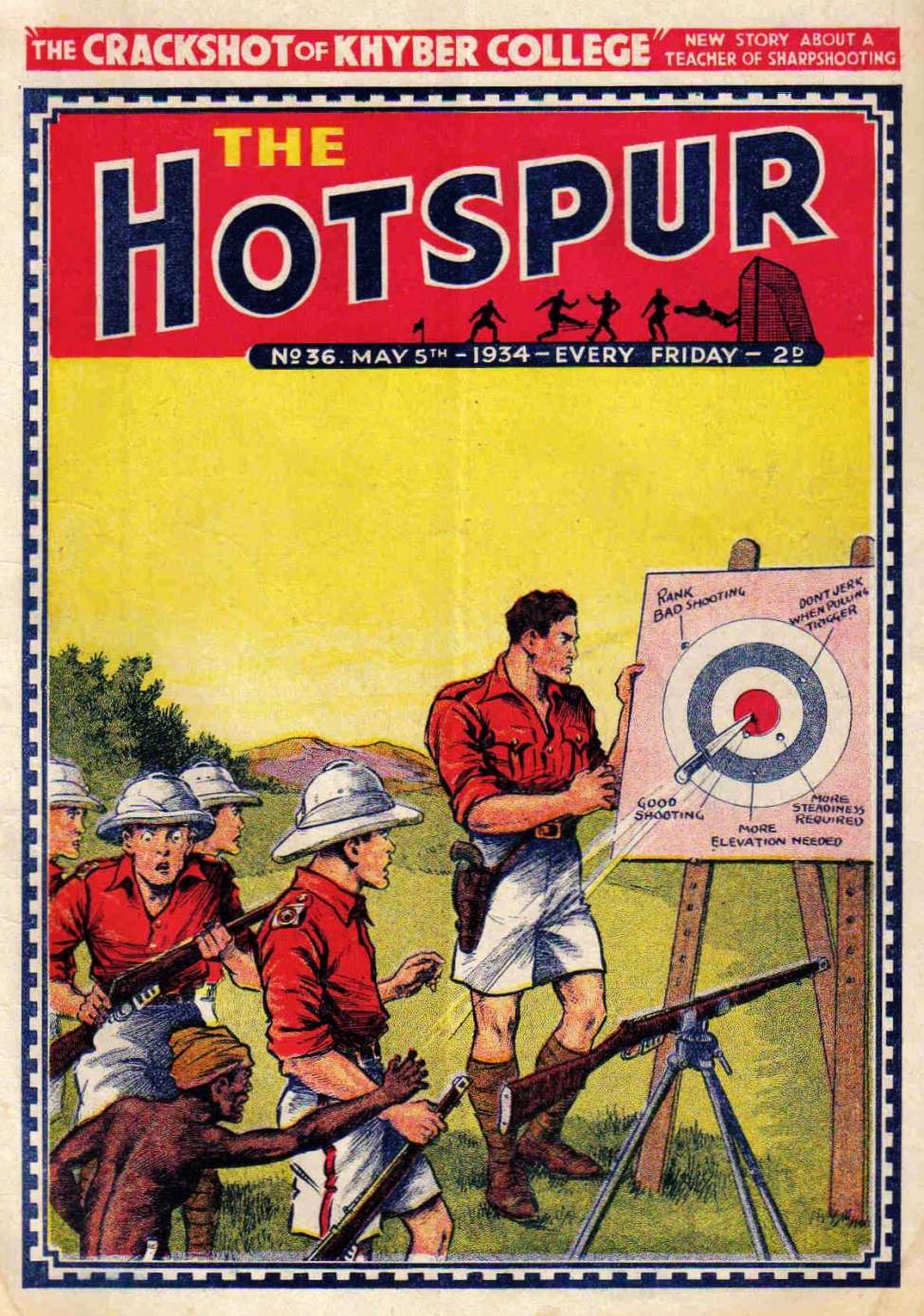 Comic Book Cover For The Hotspur 36