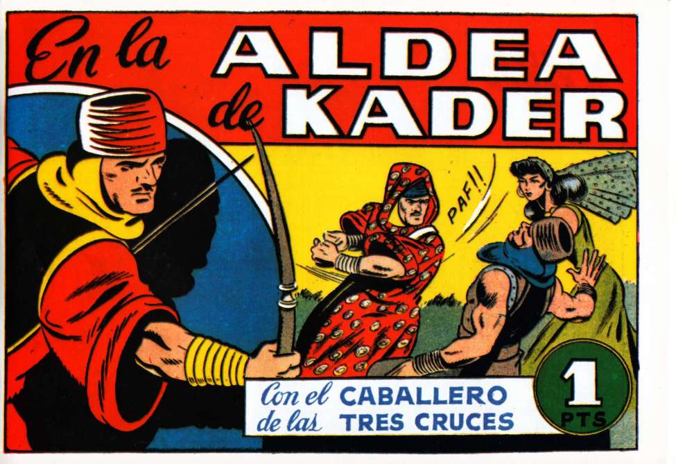 Book Cover For El Caballero de las Tres Cruces 9 - En la aldea de Kader