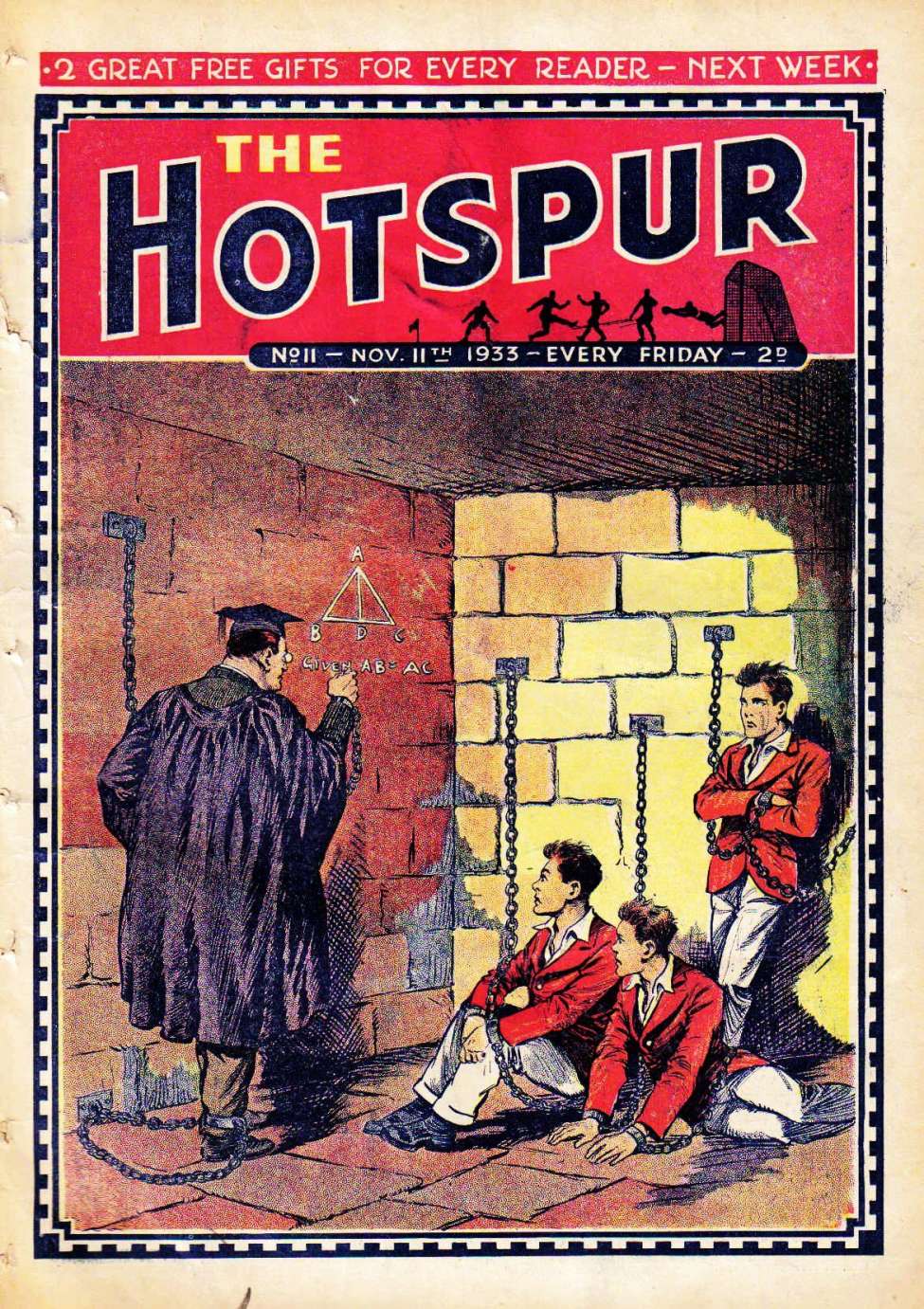 Comic Book Cover For The Hotspur 11
