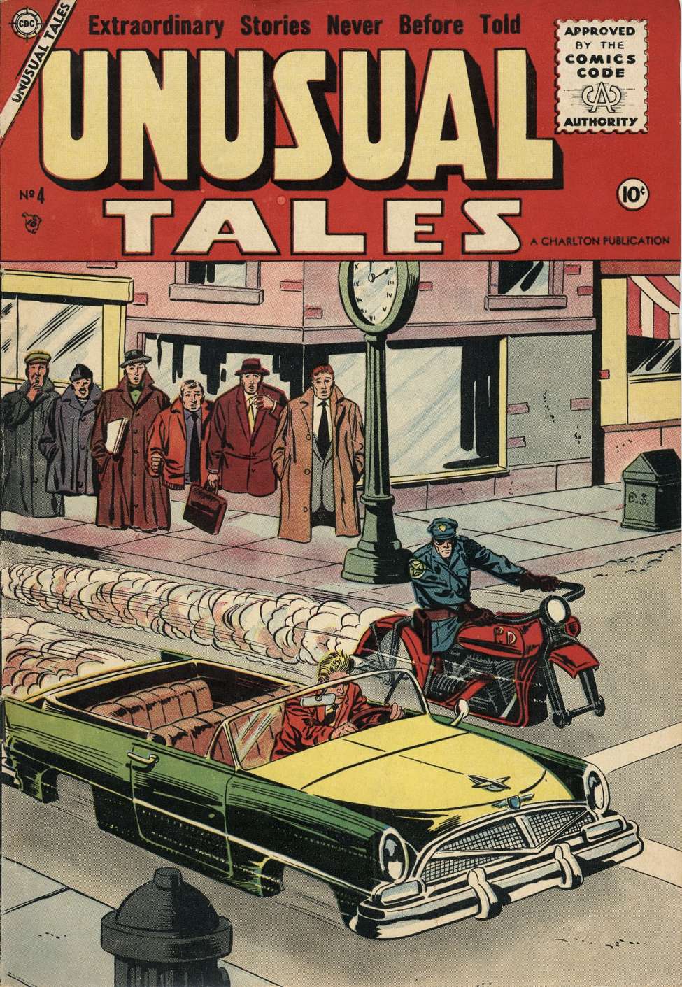 Comic Book Cover For Unusual Tales 4