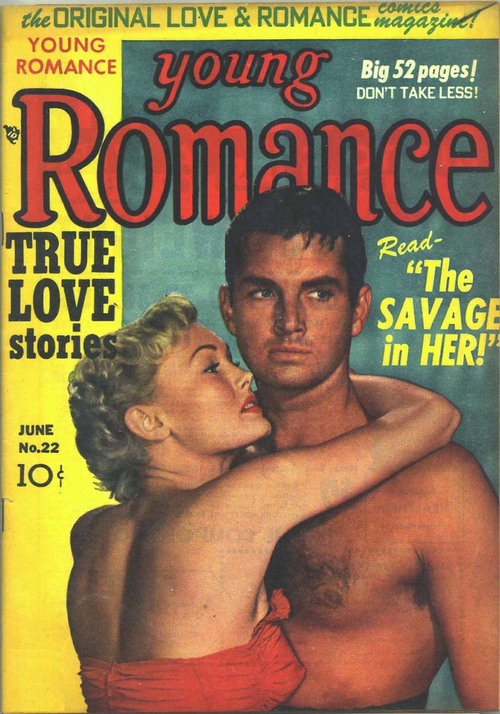 Comic Book Cover For Young Romance 22