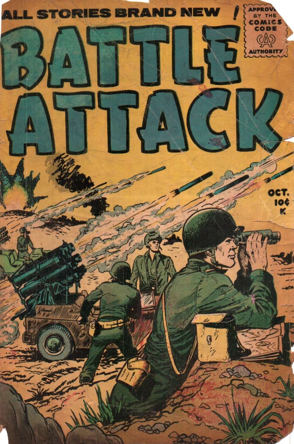Comic Book Cover For Battle Attack 7