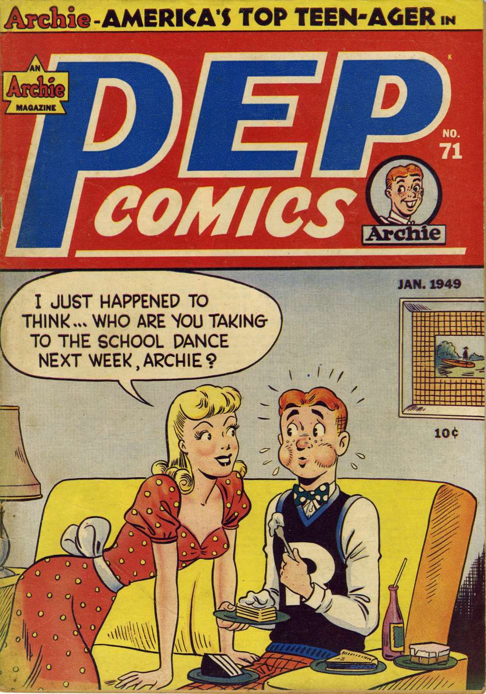Book Cover For Pep Comics 71