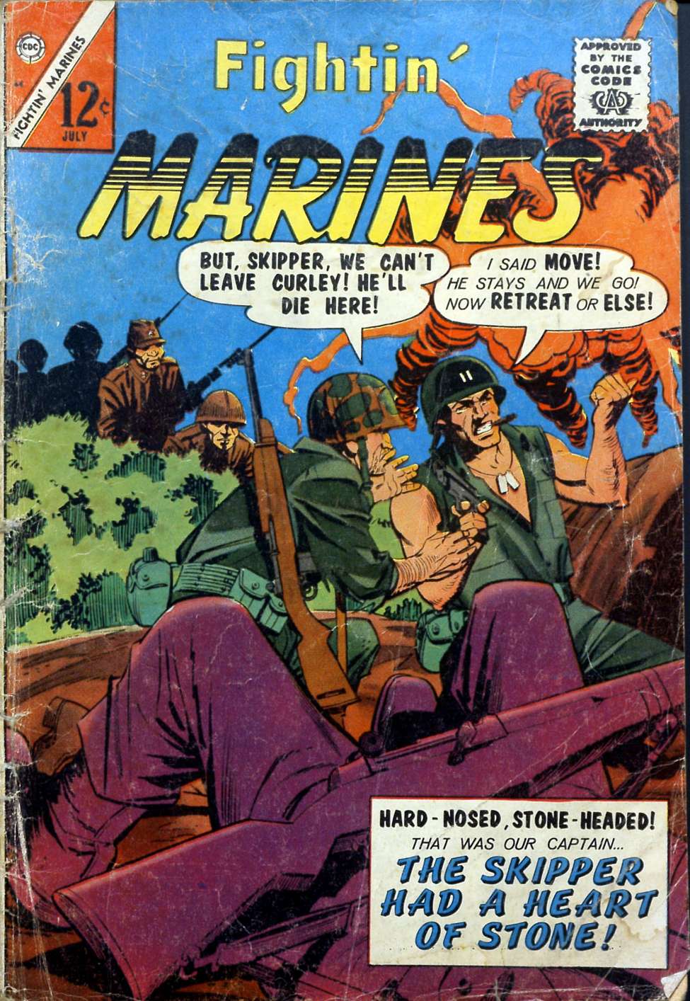 Comic Book Cover For Fightin' Marines 64