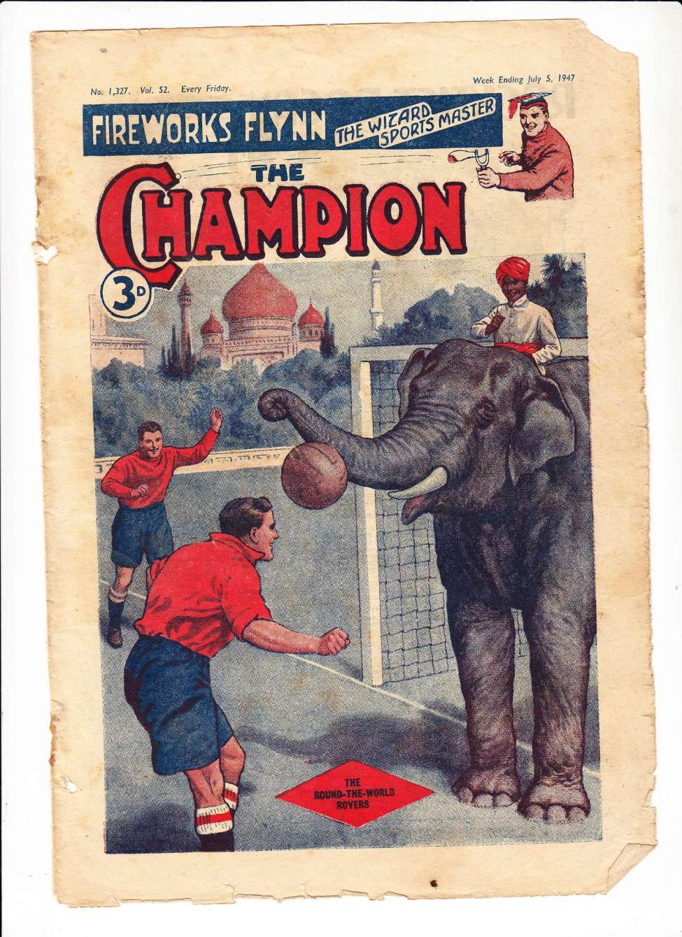 Comic Book Cover For The Champion 1327