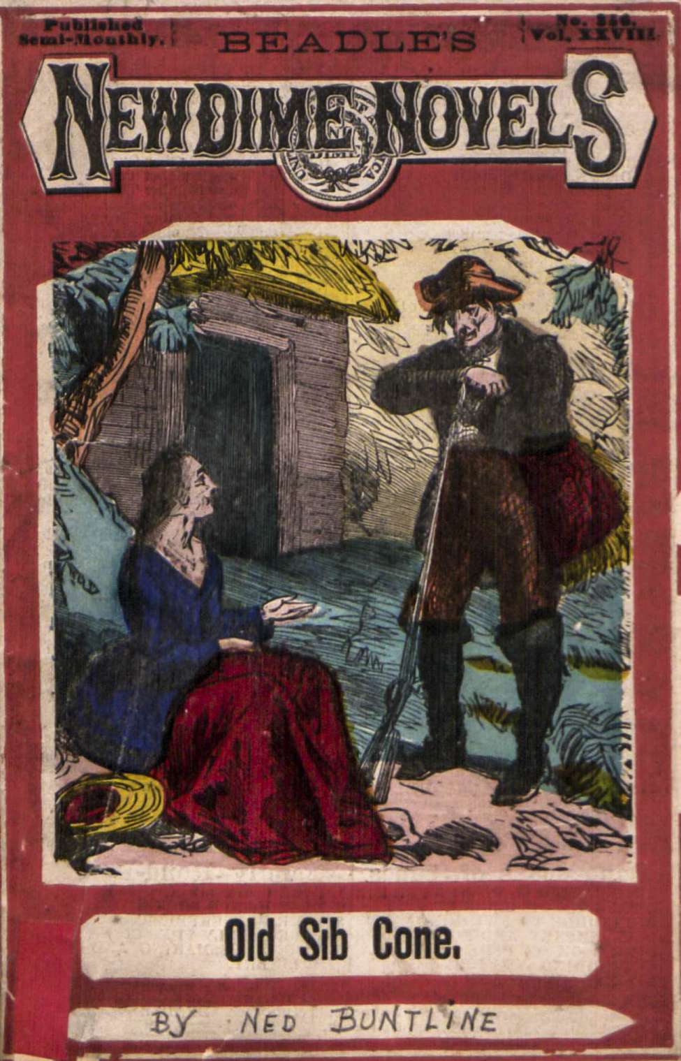 Book Cover For Beadle's New Dime Novels 35 - Old Sib Cone