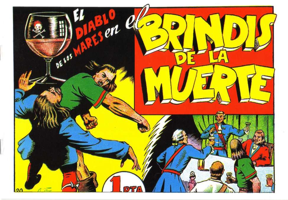 Comic Book Cover For El Diablo de los Mares 20 - El Brindis de la Muerte