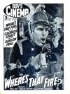 Cover For Boy's Cinema 1048 - Where's That Fire? - Will Hay