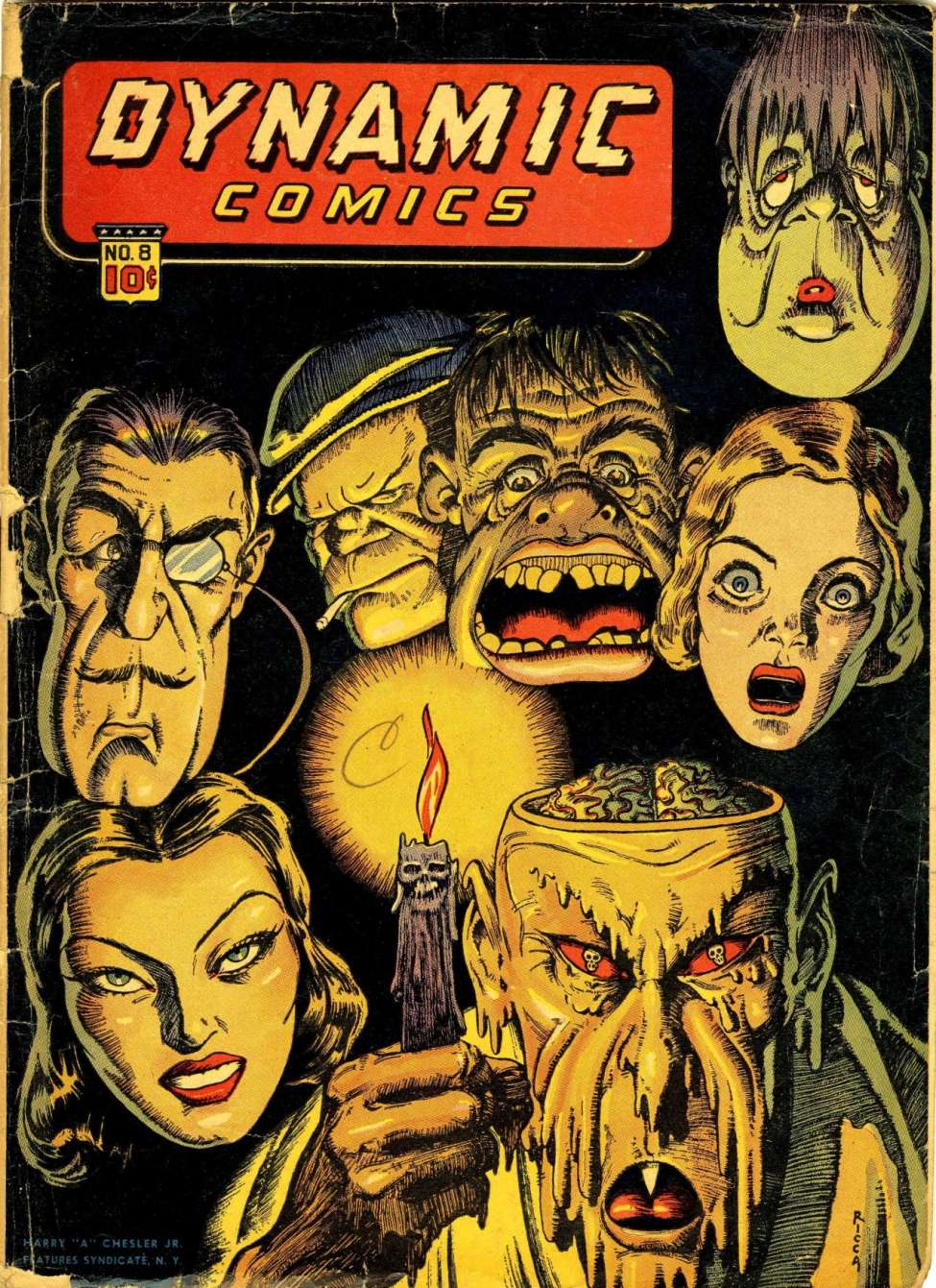 Comic Book Cover For Dynamic Comics 8