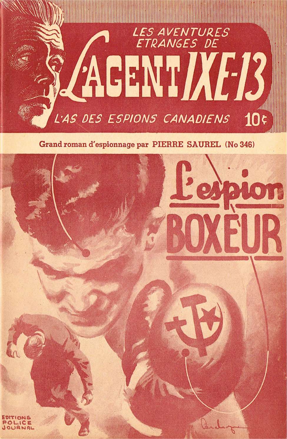Book Cover For L'Agent IXE-13 v2 346 - L'espion boxeur