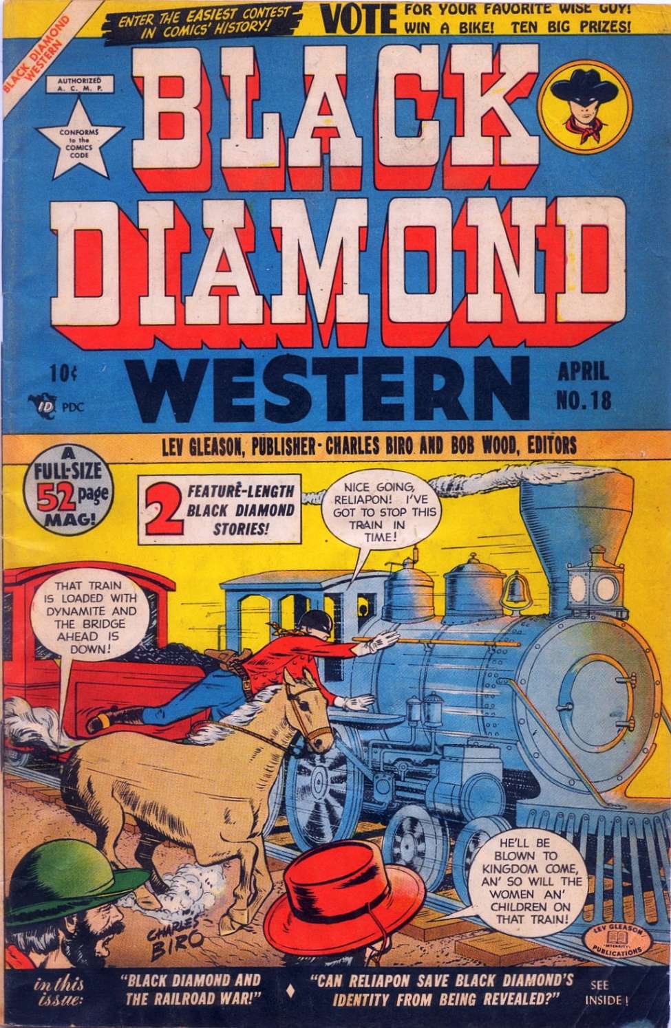 Comic Book Cover For Black Diamond Western 18