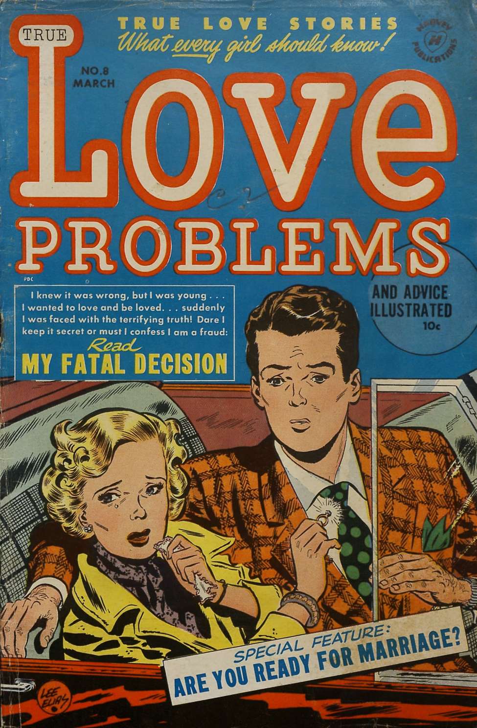 Comic Book Cover For True Love Problems and Advice Illustrated 8 - Version 2