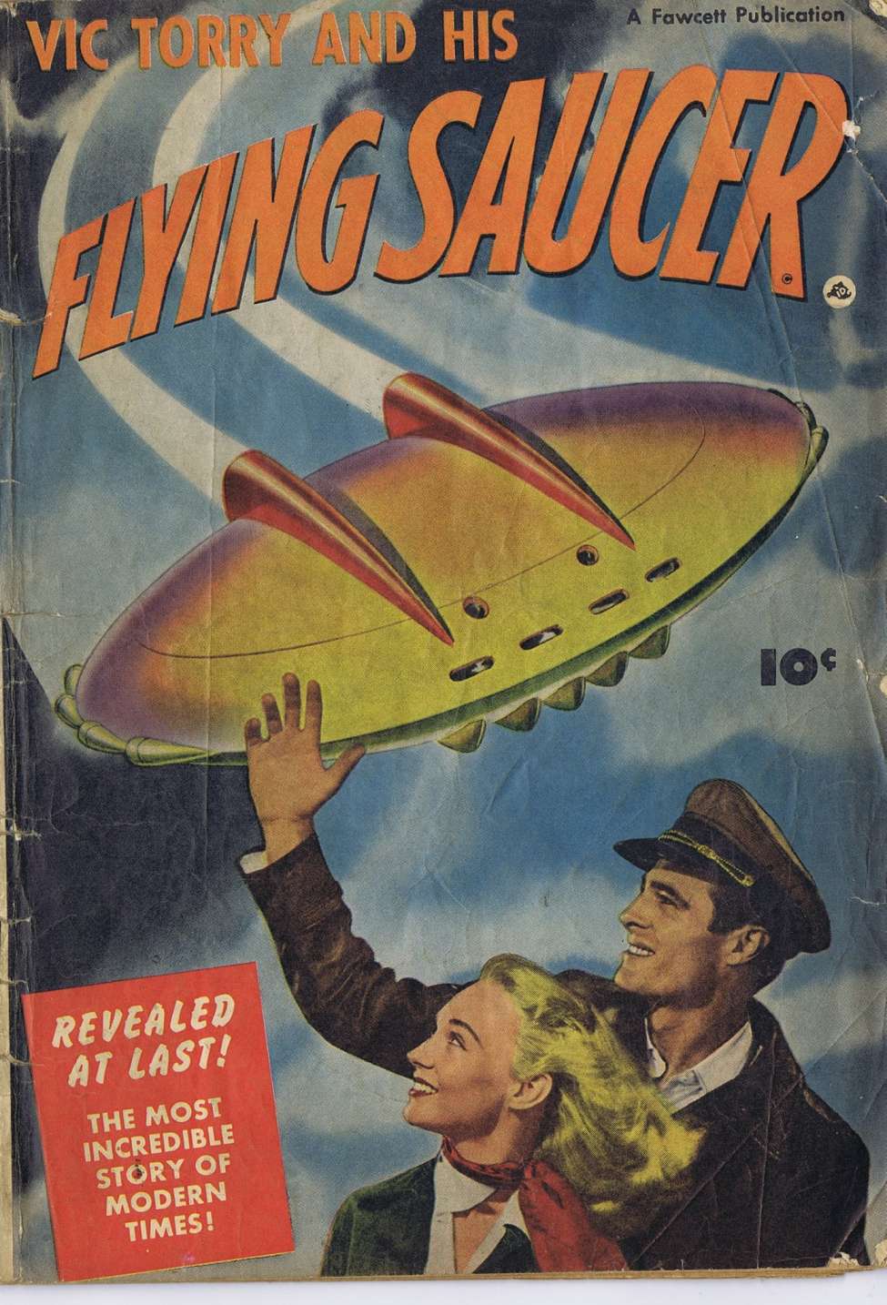 Book Cover For Vic Torry and His Flying Saucer - Version 2