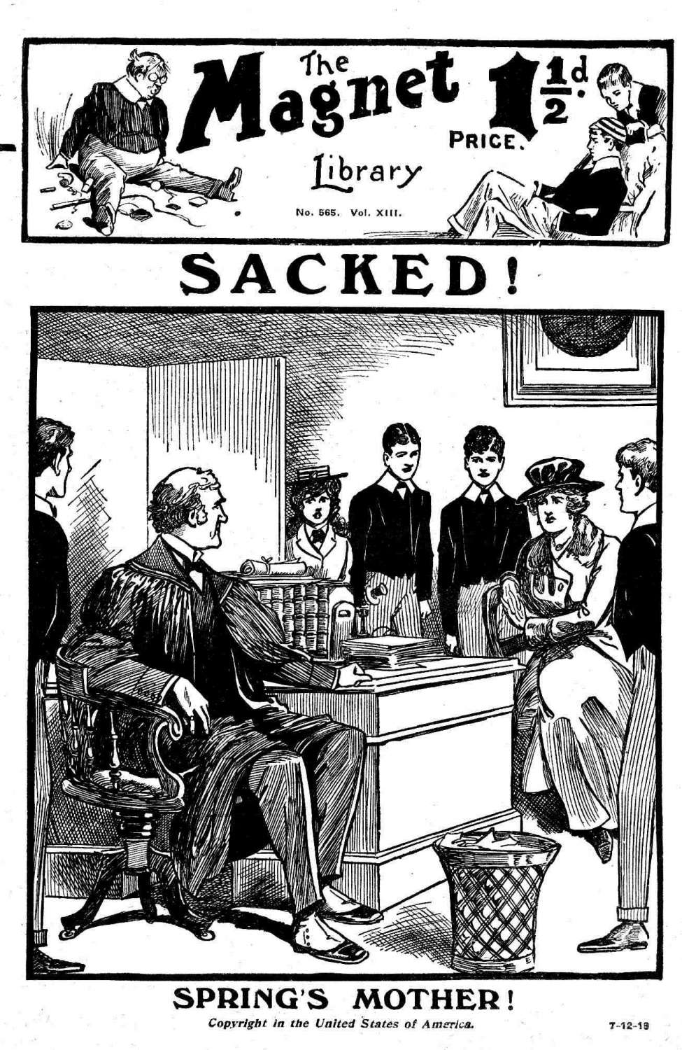 Book Cover For The Magnet 565 - Sacked!