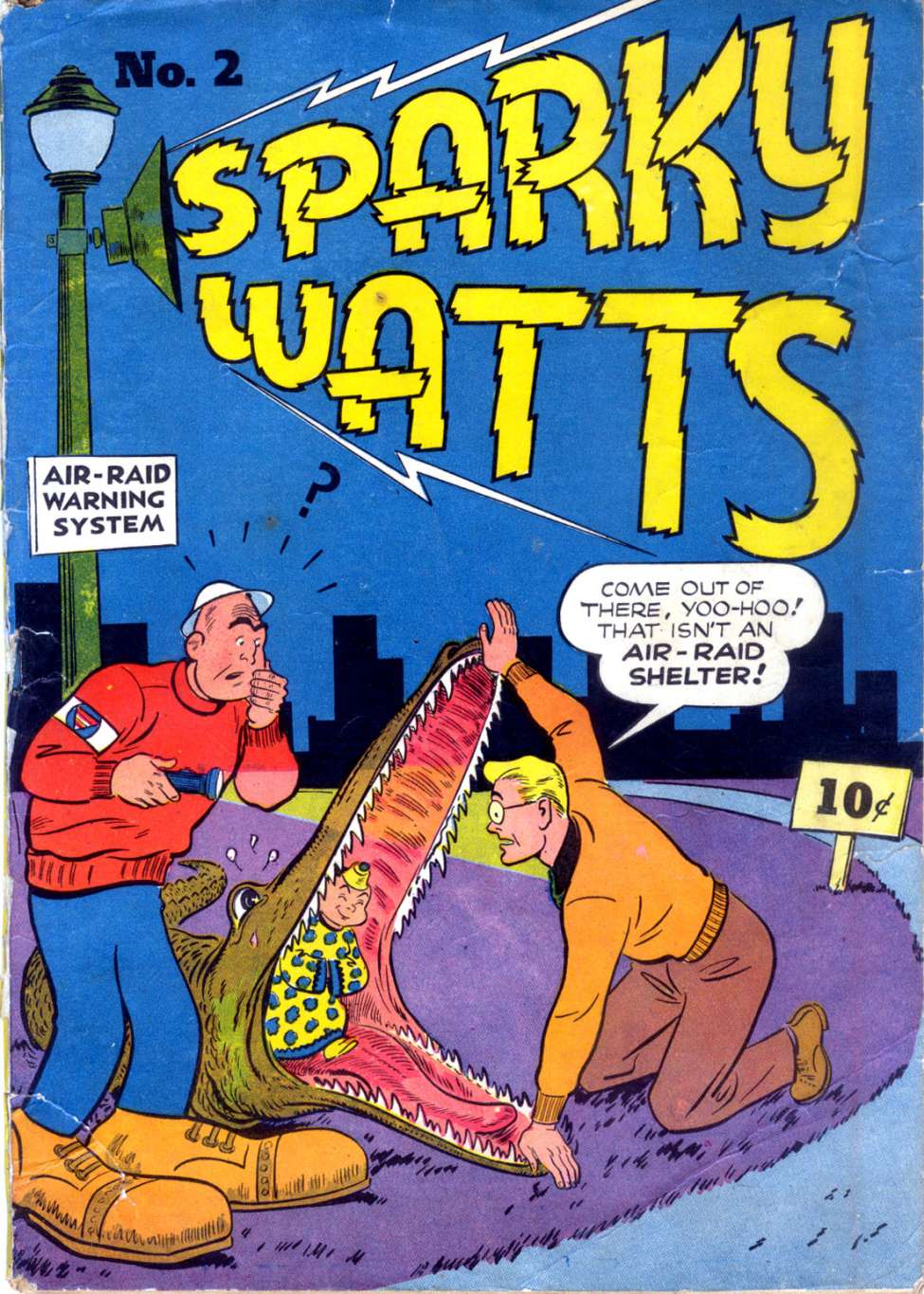 Comic Book Cover For Sparky Watts 2