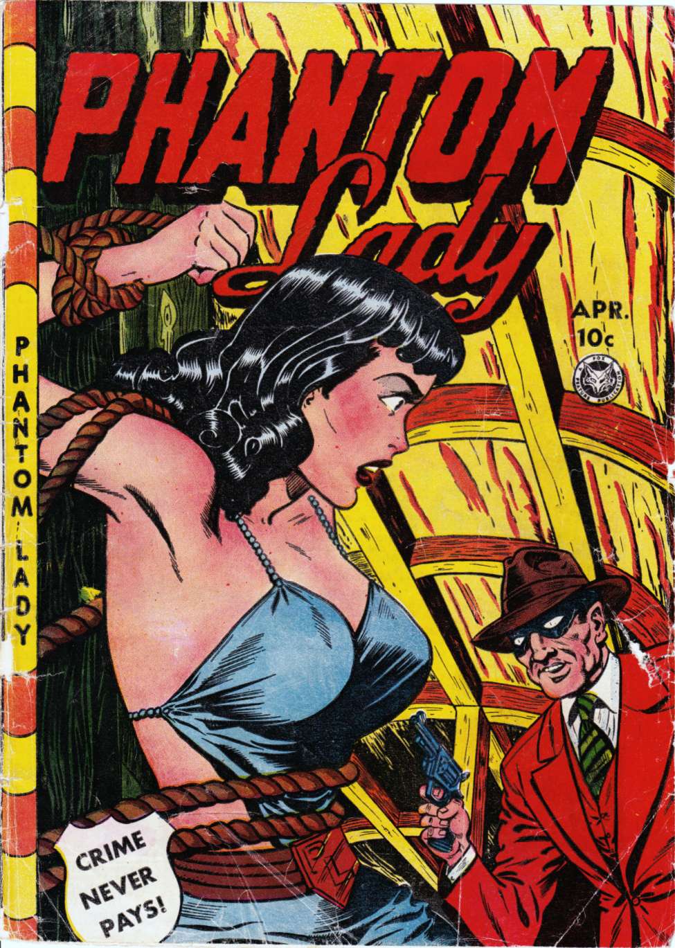 Comic Book Cover For Phantom Lady 23