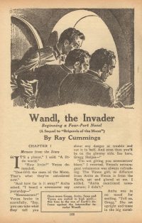 Large Thumbnail For Astounding Serial - Wandl, the Invader - R Cummings
