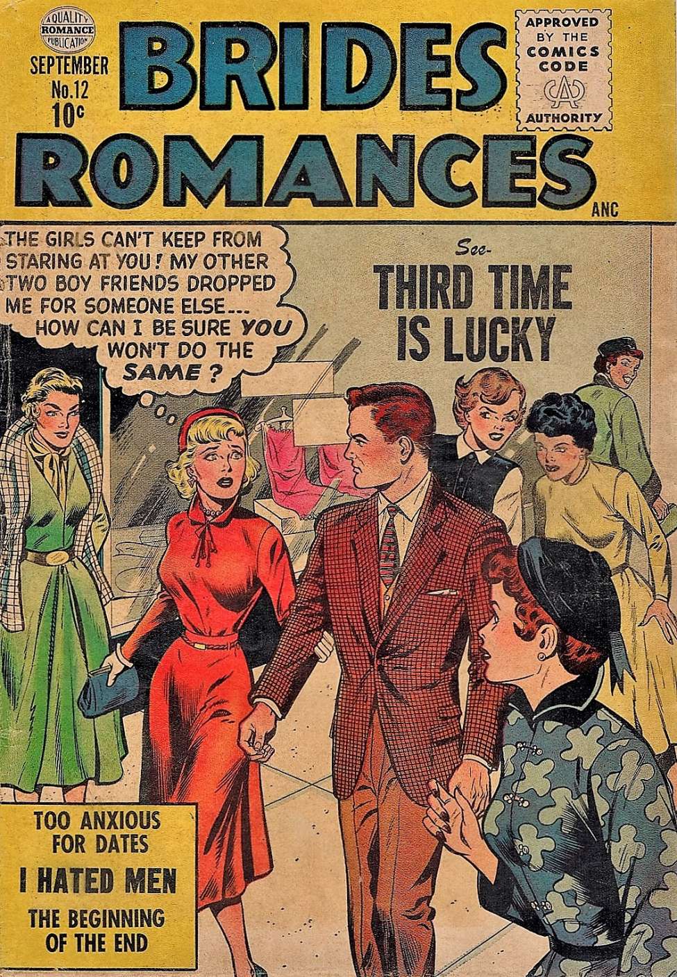 Comic Book Cover For Brides Romances 12