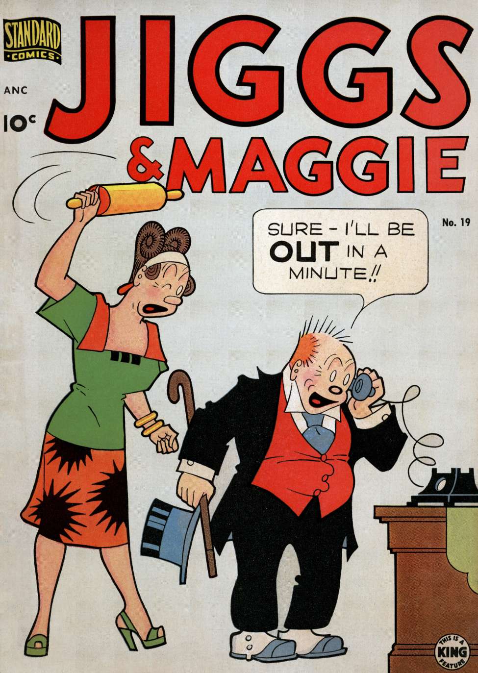 Book Cover For Jiggs & Maggie 19