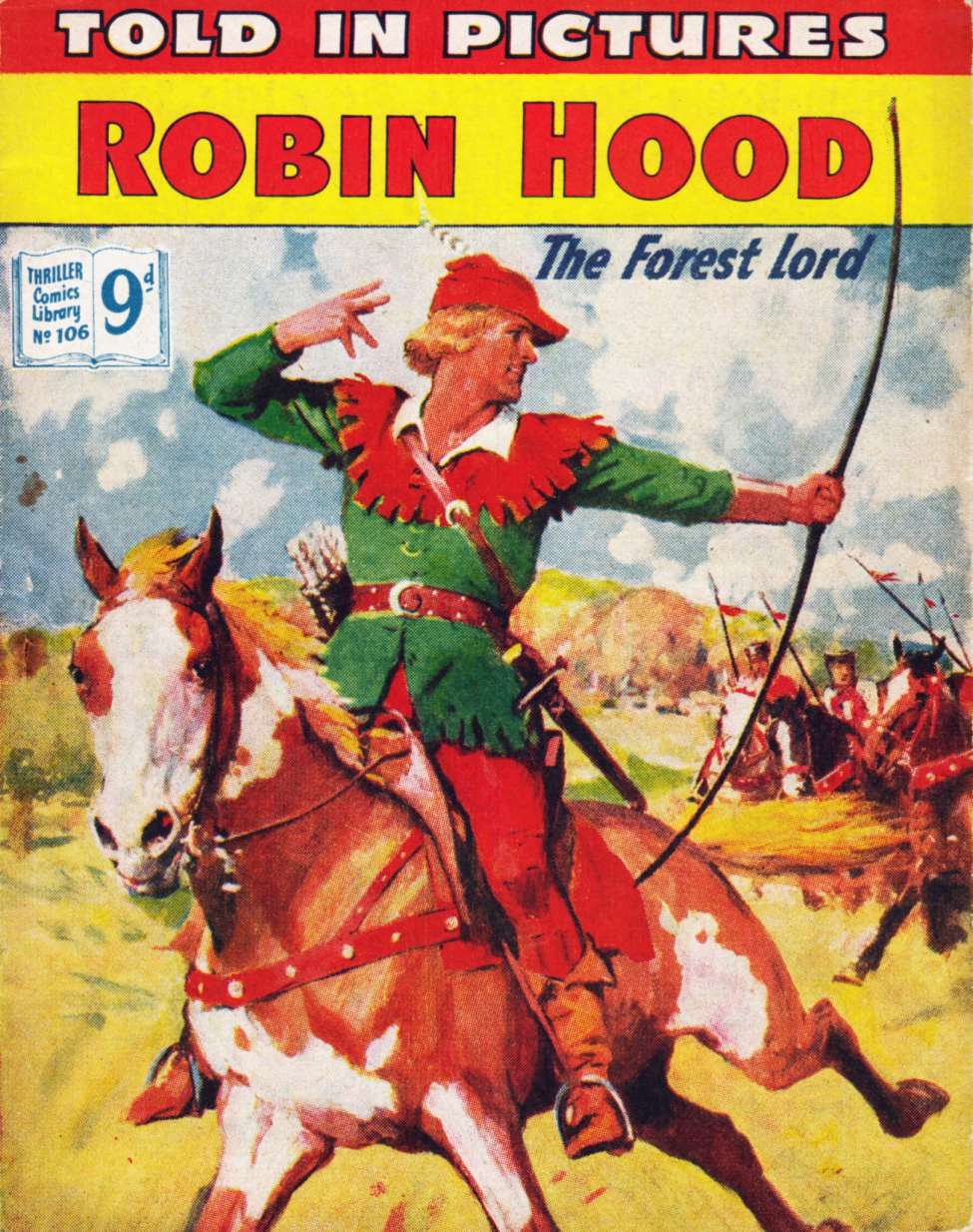 Book Cover For Thriller Comics Library 106 - Robin Hood