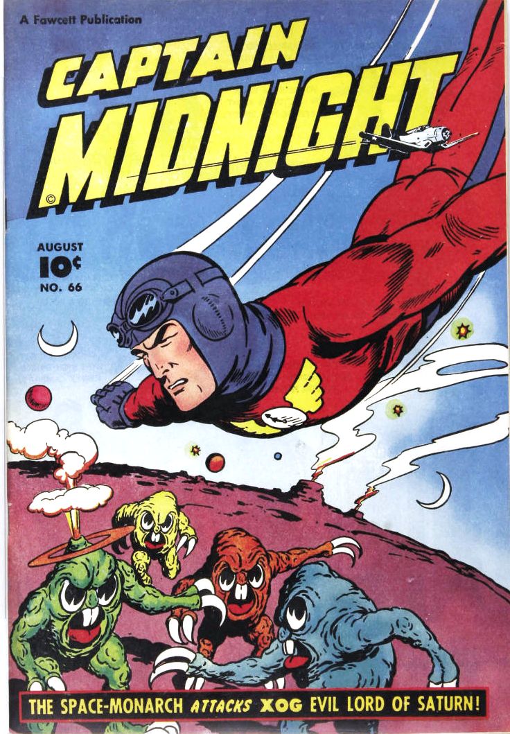 Comic Book Cover For Captain Midnight 66