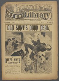 Large Thumbnail For Beadle's Half Dime Library 974 - Old Sant's Dark Deal