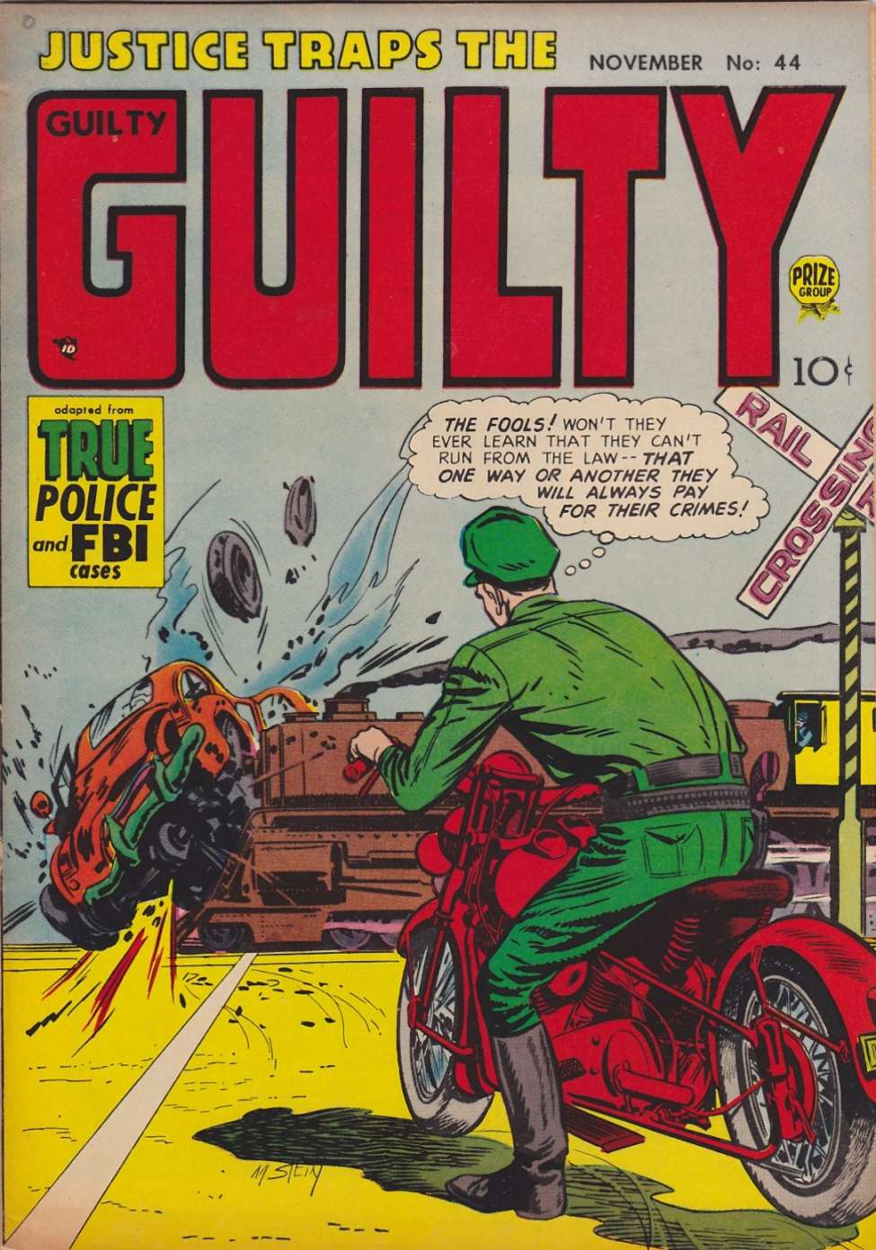 Comic Book Cover For Justice Traps the Guilty 44