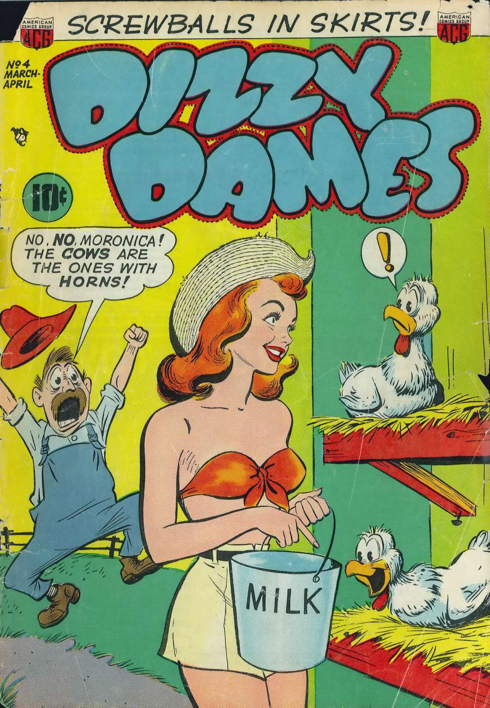 Comic Book Cover For Dizzy Dames 4