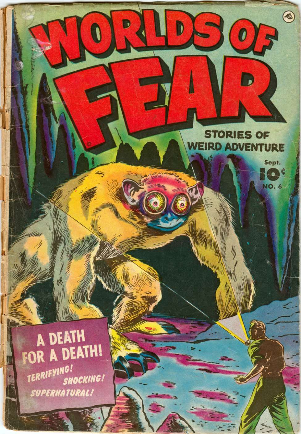 Comic Book Cover For Worlds of Fear 6