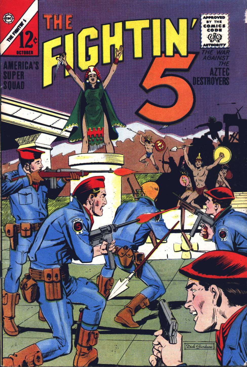Comic Book Cover For Fightin' Five 29