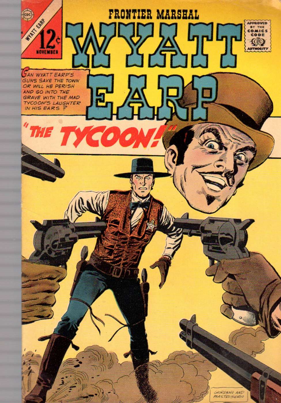 Comic Book Cover For Wyatt Earp Frontier Marshal 66