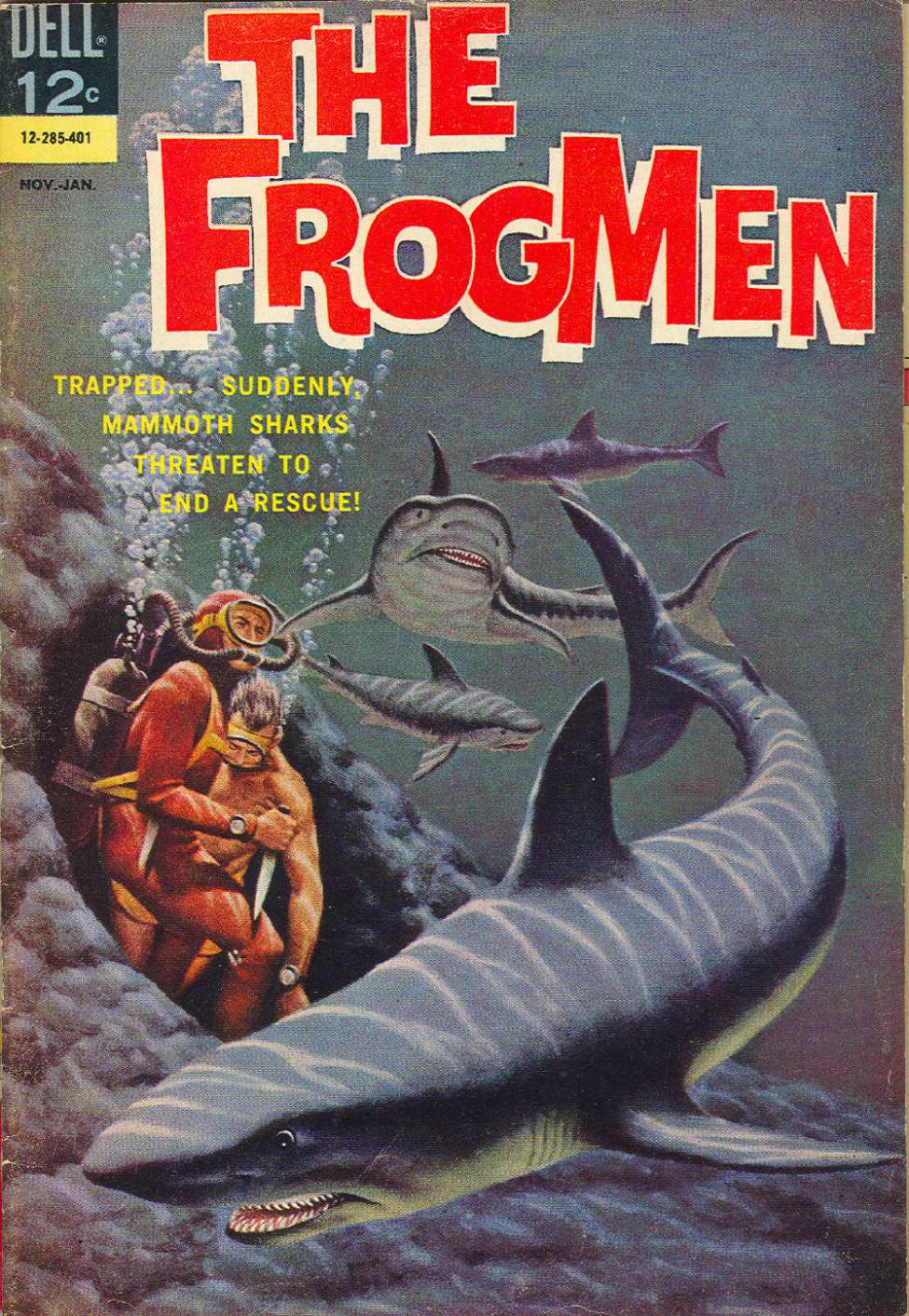 Book Cover For Frogmen 7