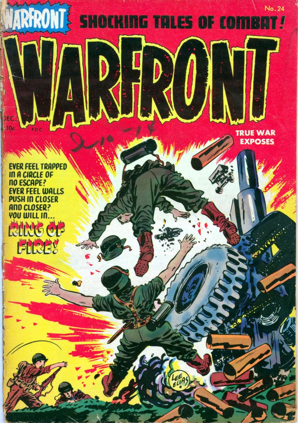 Comic Book Cover For Warfront 24