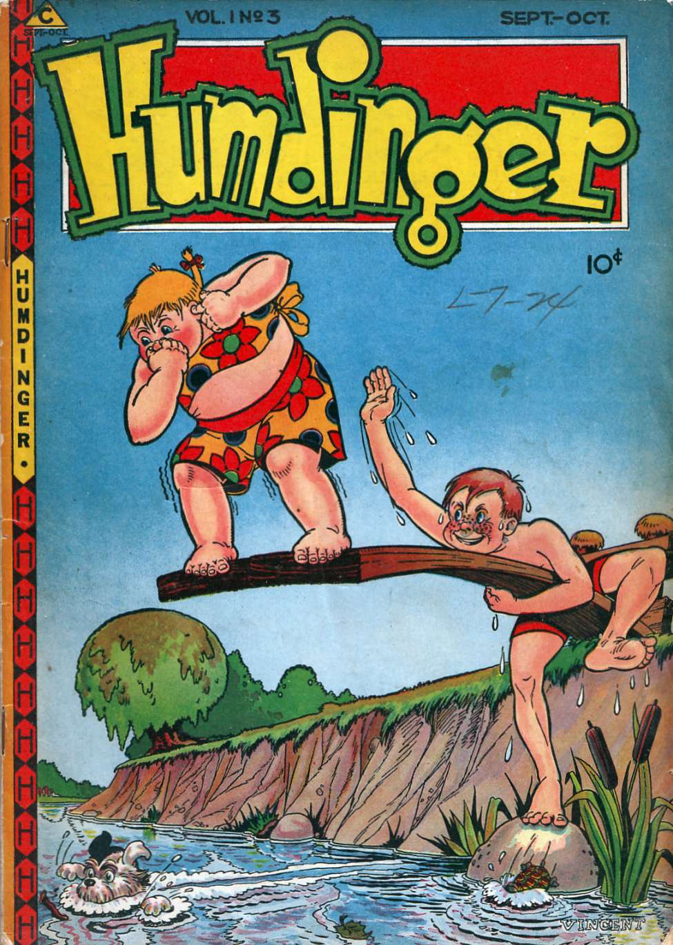 Comic Book Cover For Humdinger v1 3