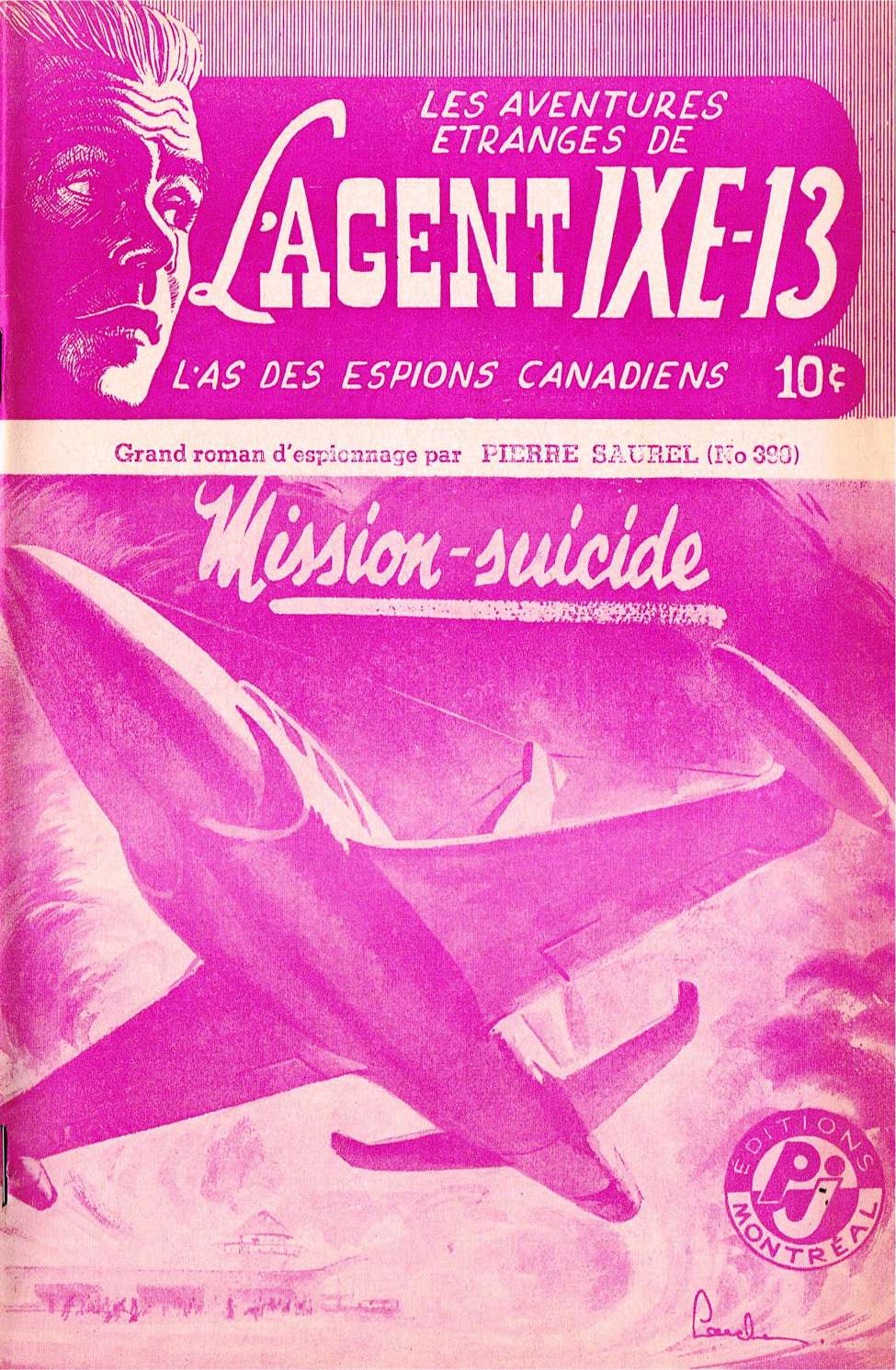 Book Cover For L'Agent IXE-13 v2 390 - Mission-suicide