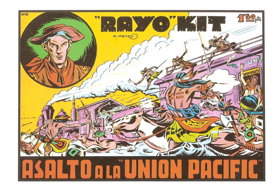 Comic Book Cover For Rayo Kit 18 - Asalto a la “Union Pacific”