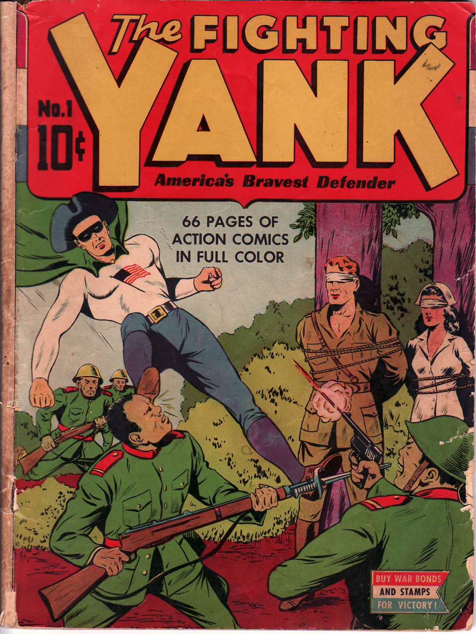 Comic Book Cover For The Fighting Yank 1