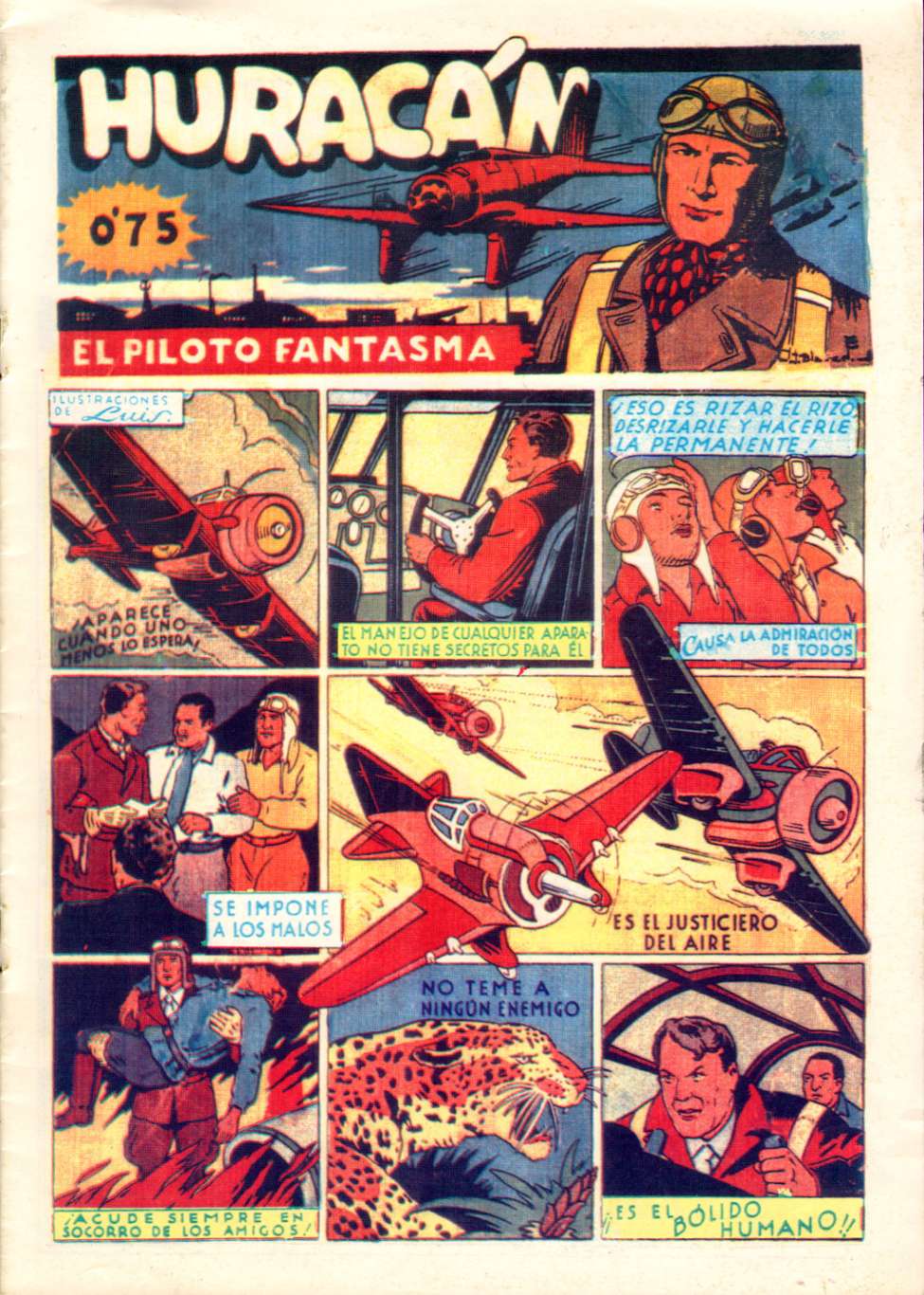 Comic Book Cover For Huracan El Piloto Fantasma 1 - El Piloto Fantasma