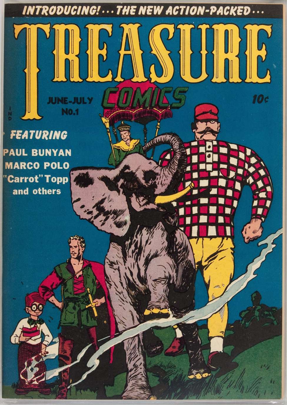 Comic Book Cover For Treasure Comics 1