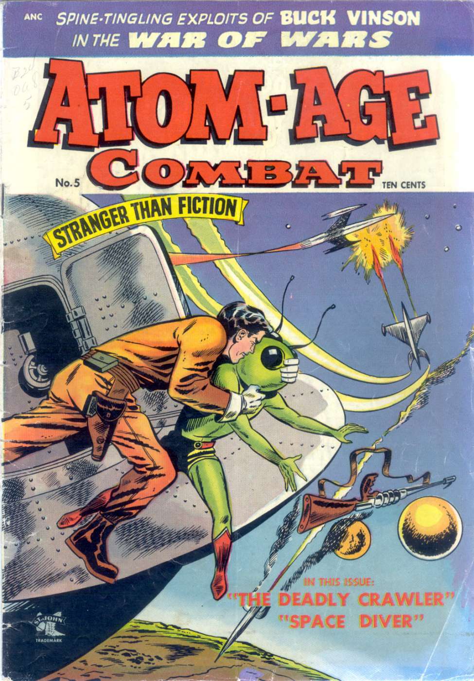 Comic Book Cover For Atom-Age Combat 5