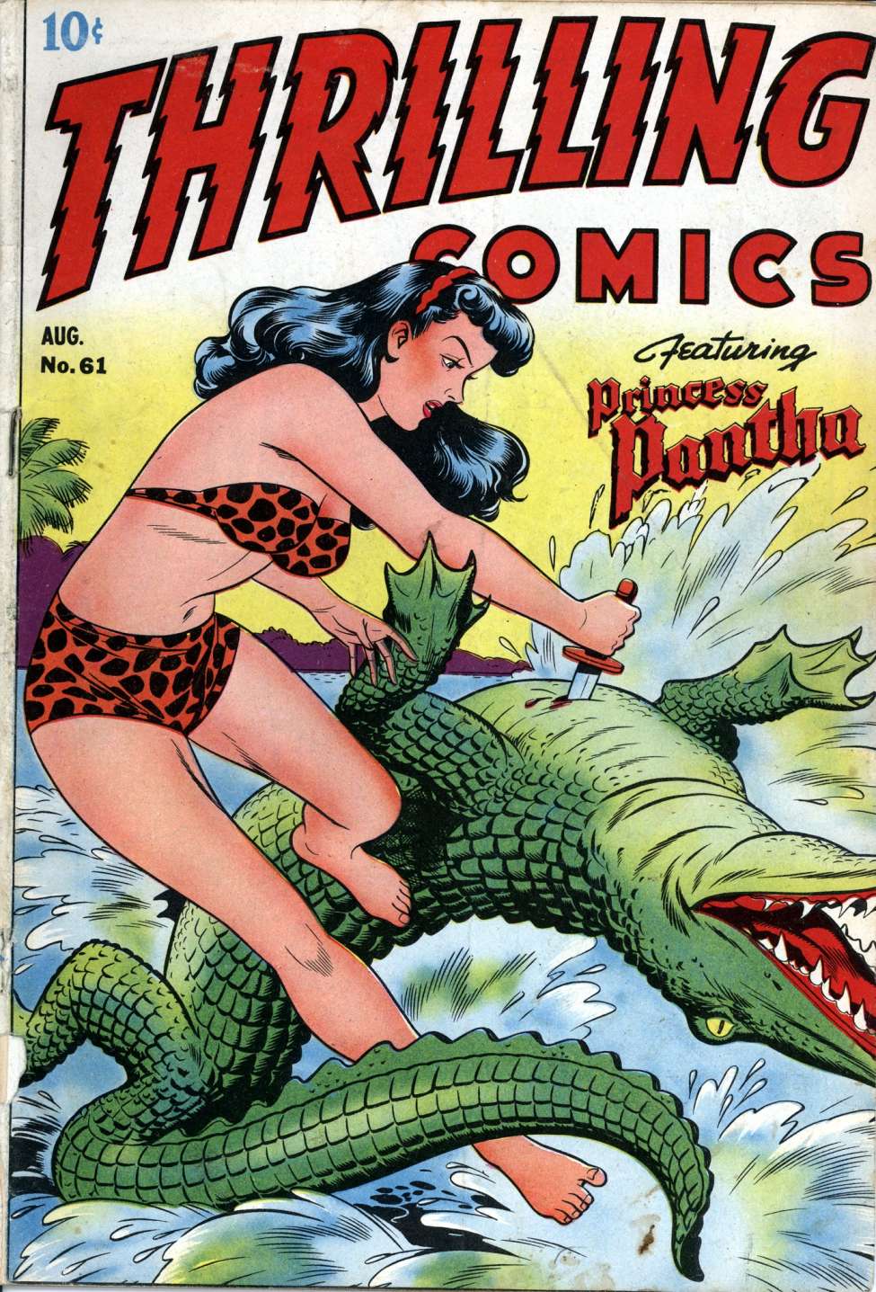 Book Cover For Thrilling Comics 61 (alt) - Version 2