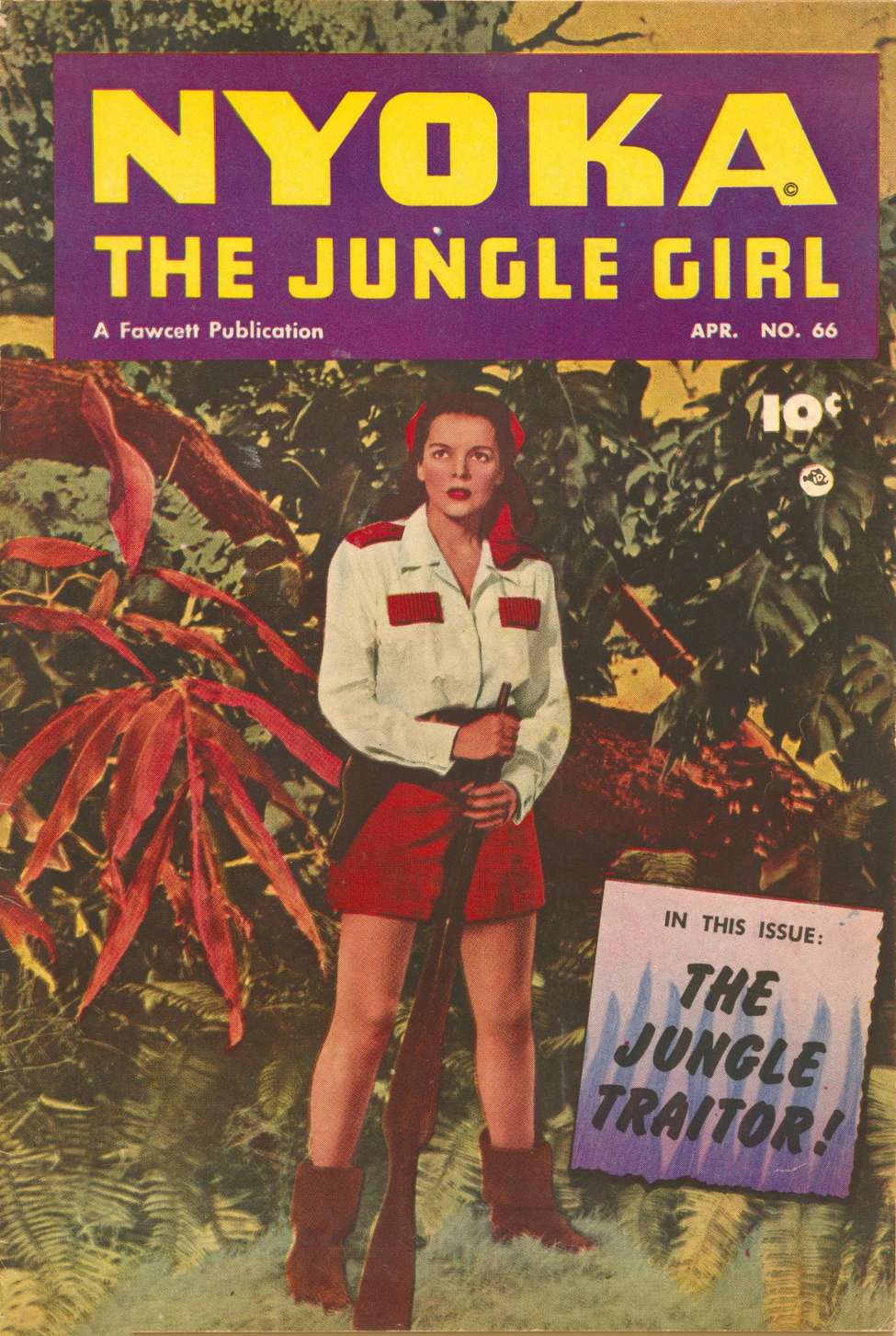 Comic Book Cover For Nyoka the Jungle Girl 66 - Version 2