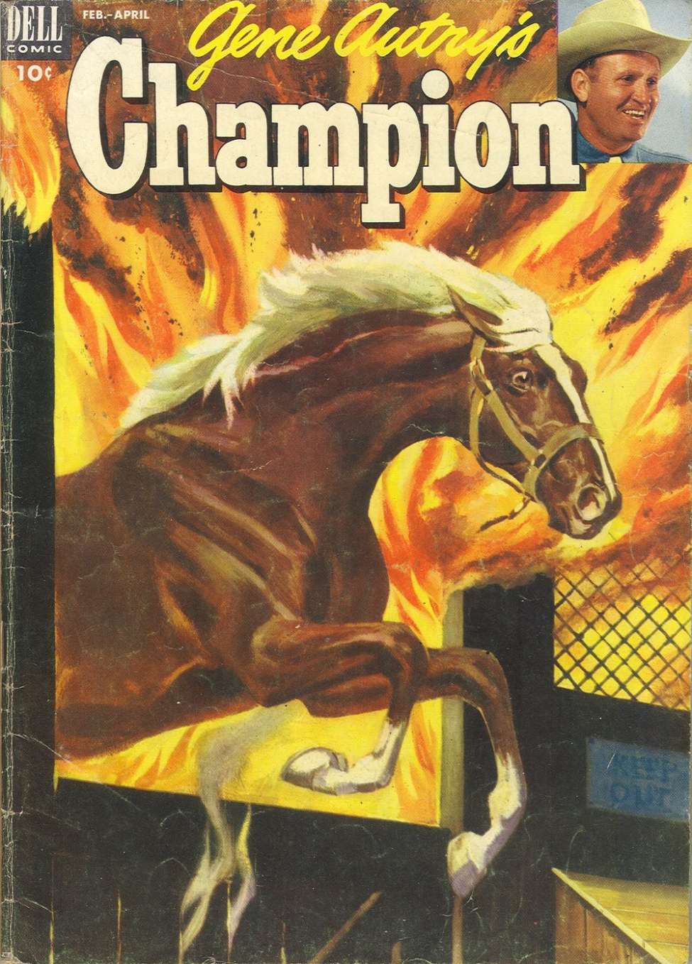 Comic Book Cover For Gene Autry's Champion 9