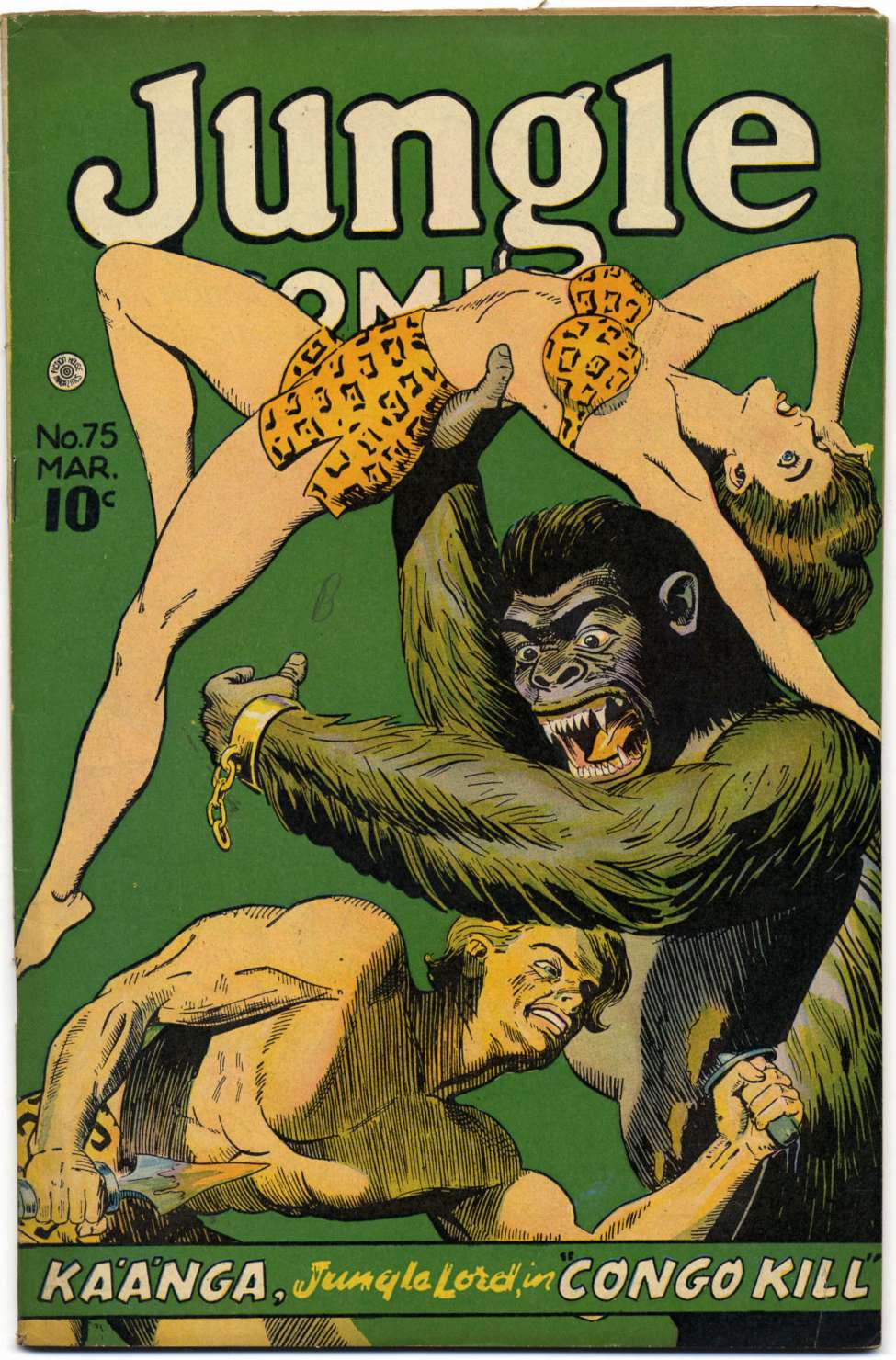 Comic Book Cover For Jungle Comics 75