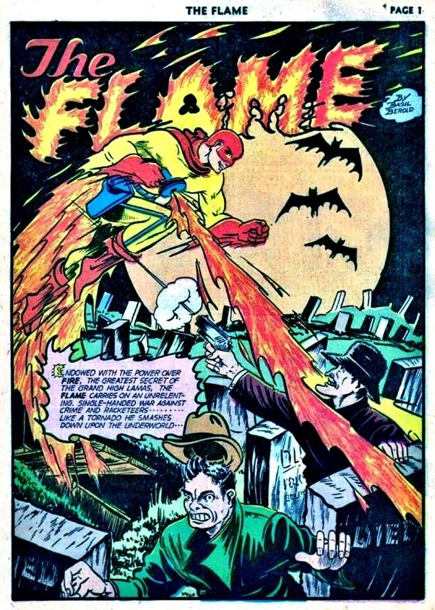 Comic Book Cover For The Flame Comics Years Part 2