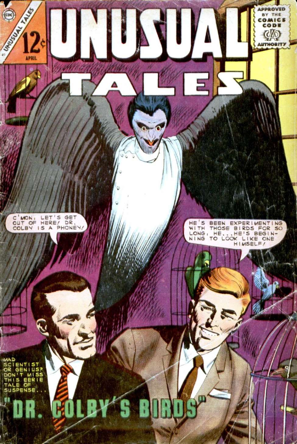 Comic Book Cover For Unusual Tales 49
