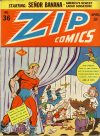 Cover For Zip Comics 36