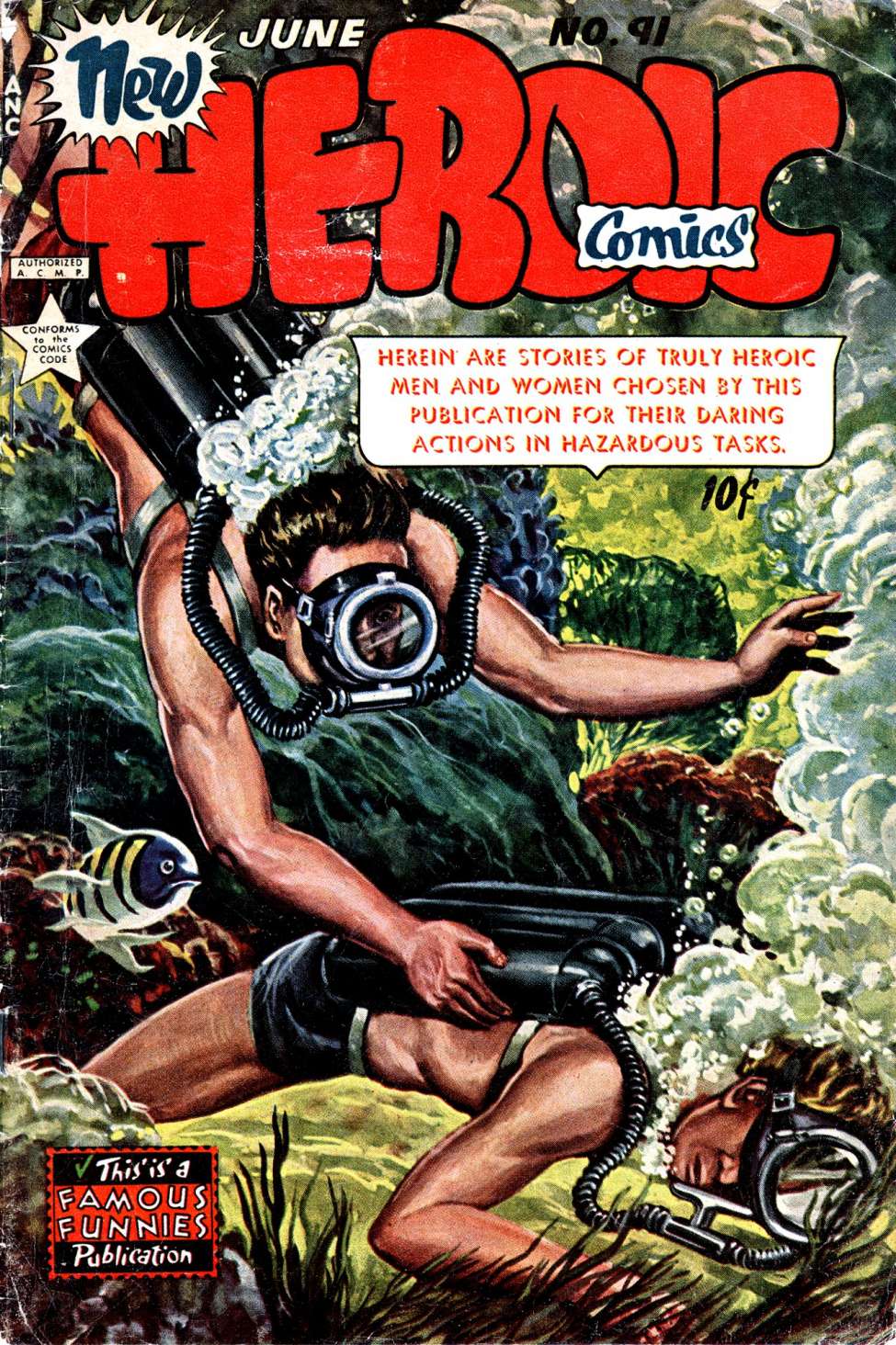 Book Cover For New Heroic Comics 91 (alt) - Version 2