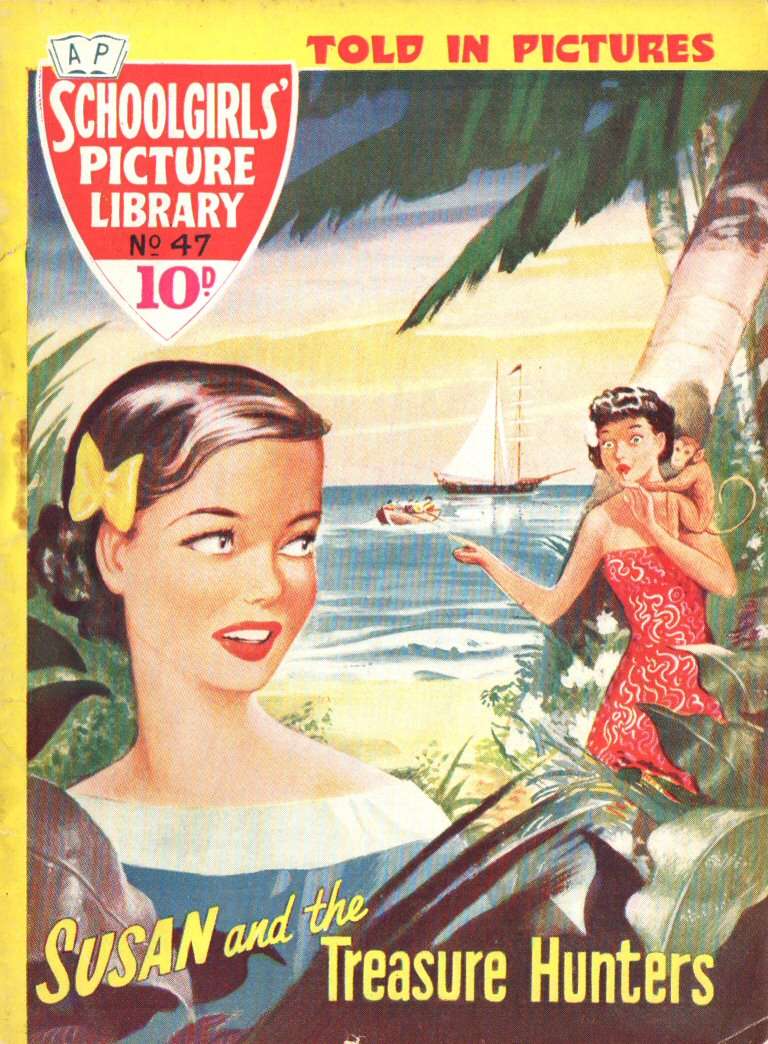 Comic Book Cover For Schoolgirls' Picture Library 47 - Susan and the Treasure Hunters